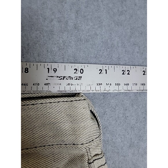 Levis Mens 501 Jeans 40x34 Straight Gray Shrink Fit Button Fly High Rise Cotton - Picture 9 of 16